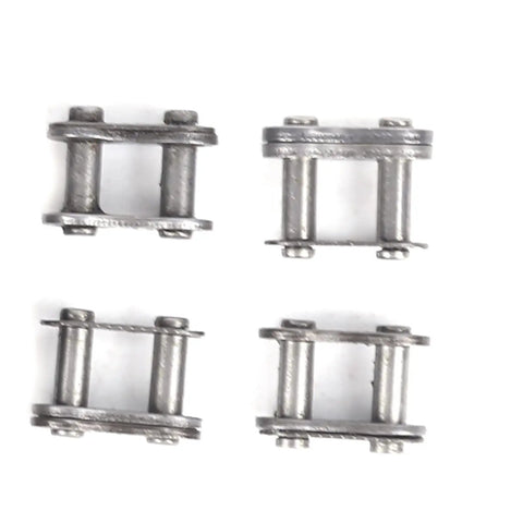 Cosiki Roller Chain Made From Top Tier Carbon Steel Offers Serious Strength And Rigidity Perfect For TETRIX FRC Robot Builds Or DIY Projects - close-up of roller links.