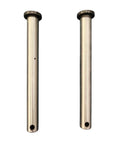 Top Notch 2-Piece Mini Excavator Bucket Pin Set Featuring 25mm Diameter By 250mm Length Replacement Pivot Pins with flange head.