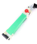 Fast Manual Seeder For Peas, Corn And Peanuts, Portable Handheld Seed Planter And Fertilizer Spreader, green tool with red knob