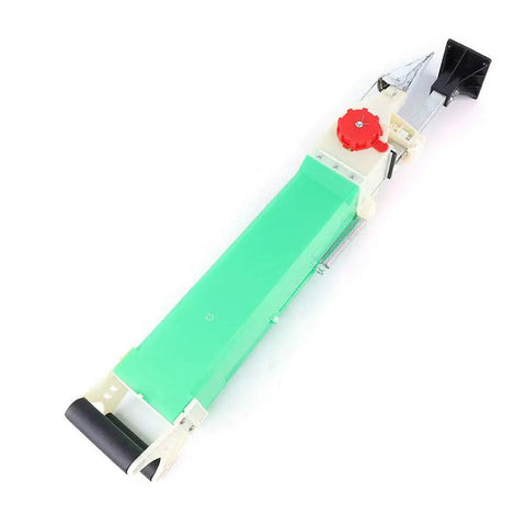 Fast Manual Seeder For Peas, Corn And Peanuts, Portable Handheld Seed Planter And Fertilizer Spreader, green tool with red knob