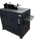 Heavy Duty 40 Ton Horizontal Hydraulic Tube And Pipe Bender With 2 Inch Die and 6 5 16 Flat Steel Vee Bending Jig, side view showing controls
