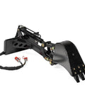 Compact Fronthoe Backhoe Attachment For Mini Skid Steers With 10 Inch Hydraulic Tilt Bucket And Toro Quick Tach Mounting System