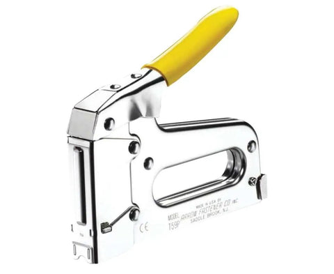 Heavy Duty Staple Gun With Rear Load Magazine For Voice And Data Cables And Wiring, Fits Wires Up To Five Sixteenths Inch Diameter