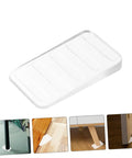 Big Time Game Change 32 Piece Clear Plastic Leveling Shims For Furniture Stabilizers and Wobble Free Leg Adjusters, close-up view