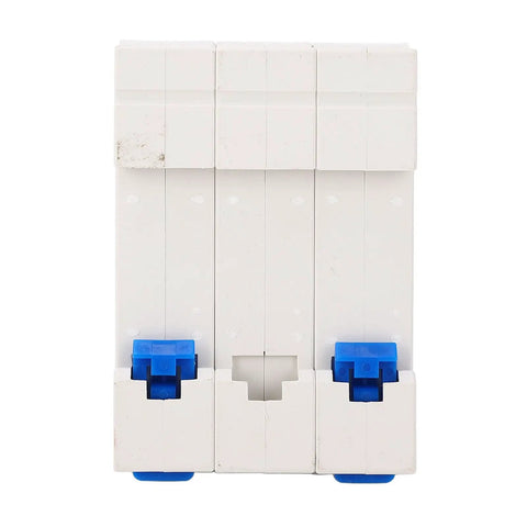 Front view of a Three Pole Miniature Circuit Breaker 400V 80A Din Rail Mount for Home Office Protection Safe Electrical Isolation Plug and Play Easy Install HL30-125 Today.
