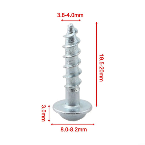 Heavy Duty Pocket Hole Screws 20mm Coarse Thread Self Tapping Fasteners Zinc Coated Case Hardened Steel with dimensions