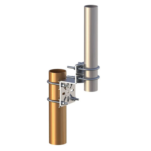 Pole Mount Bracket Anti Vibration For Security Cameras And PTZ Domes with 3mm Aluminum Main Bracket and Stainless Steel Hardware