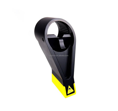 Rock Solid Hydraulic Torque Wrench With Anti Corrosion Alloy And Square Drive built different, side view, black and yellow finish