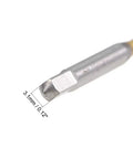 Heavy Hitters M3.5 X 0.6 Spiral Point Plug Tap For Quick Thread Repair, Premium Titanium Coated High Speed Steel Cutter tip showing dimensions.