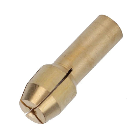 10 Pieces Brass Collets Set For Drills And Grinders 0.5 To 3.2mm Clamping Range 4.3mm Shank high strength brass collet