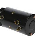 Heavy Duty 12 Volt Winch Motor Replacement For Cam Industries Hickey Tulsa Machinery with electrical terminals and robust casing.