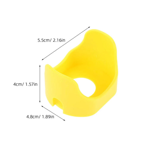 Emergency Stop Button Cover Kit 20 Pieces With Easy Universal Installation And Impact Protection In Bright Yellow For Industrial Control Panels And Machinery Safety, 5.5cm plastic cover