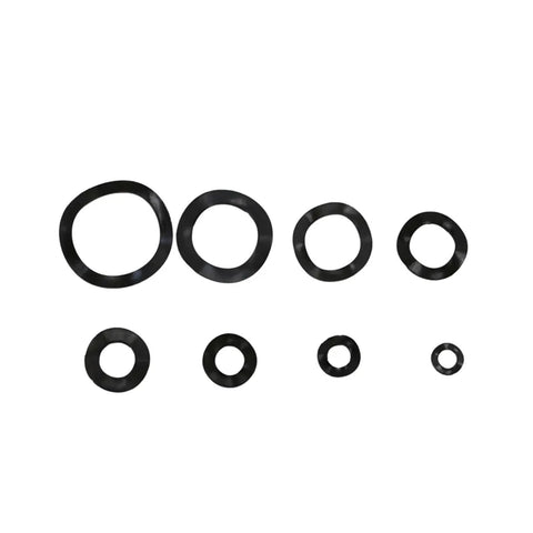 Beefy Black Steel Wave Washer Set With Three Wave Springs 65MN Anti Loosening Gasket Kit 550 Piece Assortment In M3 M4 M5