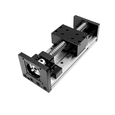 Heavy Duty HGH20 Linear Guide Slide Table With Ball Screw Kit for smooth industrial automation motion control, showing adjustable mechanism.