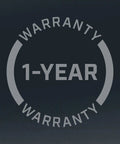 Image of 1-year warranty label for Slope Golf GPS Rangefinder With Touchscreen UI For Quick Reads, GreenView Distances.