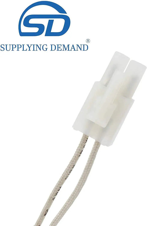 Model Specific Gas Range Oven Bake Igniter Replacement For 316489400 And 316428500 showing connector and wire