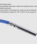 PT100 Temperature Sensor Probe RTD 4x30mm Waterproof Rugged Built To Last Industrial Grade With Silver Plated PTFE Wire 1m Cable