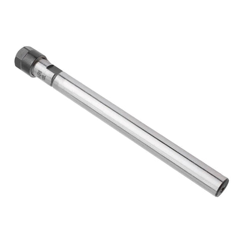 Pro Level High Hardness Straight Shank Collet Chuck Set With Precision Threading For Mill Lathes And Machine Tools Handles Tough Cuts and a long metallic collet chuck for secure tool holding.
