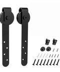 Hardware kit for Full Extension Telescopic Drawer Slides With Hydraulic Dampers showing rails and screws