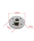 Universal Servo Horn Aluminum Alloy 25T Disc For Robot Claw RC Car And Helicopter Servos Mg945 Mg995 Mg996, 20mm disc
