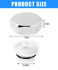 Easy Install Vacuum Breaker Repair Kit For Outdoor Sillcock Valves Anti Siphon Frost Free Hose Bib Spigot Replaces VACVBKX1B ASSE 1019 A, brass cap, and O-ring dimensions