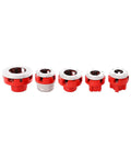 Vonz0er 2300W Electric Pipe Threader Kit With 6 Dies for galvanized steel, iron, plastic pipes, includes six durable threading dies.