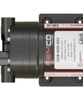 Fatboy 7.0 Gpm 12 Vdc Demand Pump Self Priming Run Dry Ready Diaphragm Pump For Heavy Duty Fluid Handling With 14 Feet Prime And 150 Psi Max For 60 C Liquid Temp Inlet Outlet 5538 1E1 94A, top view showing pump design