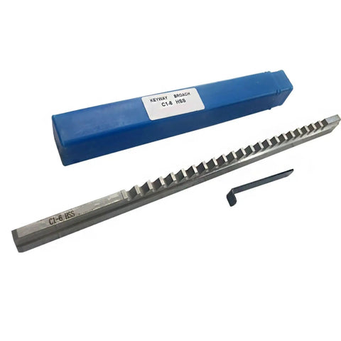 HSS 6mm C1 Push Type Keyway Broach With Metric Size Options Pro Grade High Precision Keyway Shim Cutting Tool