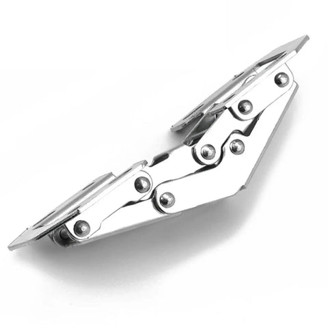 90 Degree No Drill Cabinet Hinge With Soft Close For Cupboard Doors, Hydraulic Hinges With Screws, 4 Inch Chrome Finish