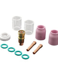 12 Piece TIG Welding Torch Kit For Stubby Gas Lens No 10 With Heat Resistant Glass Cup Fits WP 17 18 26 Argon Welder Accessories