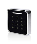 Heavy Duty Metal Touch Panel Keypad Door Access Control System With Rfid 125Khz Card Reader For Straight Up Bulletproof Wall Mounted Standalone Entry Management close-up view of numeric keypad.