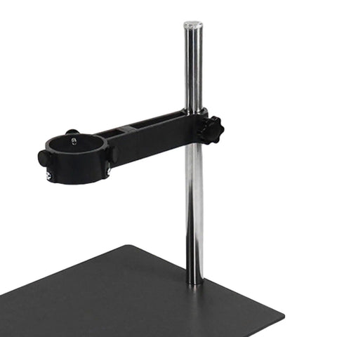 Adjustable 360 Degree Rotary Hot Air Hand Piece Holder Stand Clamp for Desktop Rework Station, aluminum, 4cm clamp, side view