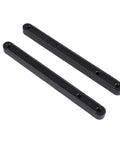 Two Piece Drawer Slides 298mm Smooth Extension Rails White Plastic Runners For Quiet Easy Glide In Cabinets And Dressers