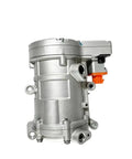 Heavy Duty EV Air Conditioning Compressor DC 200-500V Electric AC Pump for Changan hybrid cars, featuring a silver metallic body.