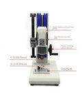 Heavy Duty Push And Pull Force Gauge With Digital Display For Tensile And Compression Testing On A Sturdy Test Bench With G Bracket And Screw Dynamometer Base Great For Measuring All Kinds Of Forces ZP1000, front view
