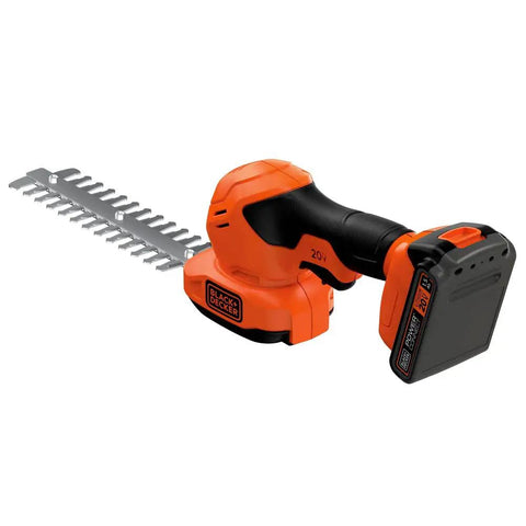 Lightweight Cordless Hedge Shear Kit With Three Eighth Inch Cut, Interchangeable Blades, 20V Max PowerConnect Compatible, Side View