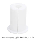 Six Pack Premium Wall Grommets For Cables Featuring 1 Inch Holes, Great Silicone Routing Kit To Hide Rectangular Satellite And Ethernet Wires, Slap Clean Look For Your Tech Setup And Slash The Mess Today. white silicone wall cable grommet, 1.3 x 1 in