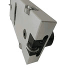 Close-up of U Type Blade Wheeled Vinyl Groover showing aluminum body and adjustable blade height for precise floor grooving and slotting.