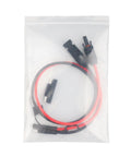 Heavy Duty 10AWG Solar Panel To SAE Adapter Cable 2Ft 50 Amp SAE To Solar Extension Wire in plastic packaging