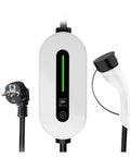 Portable 3.5Kw Ev Charger With 16A Type 1 Sae J1772 Connector showing plug and display, designed for home and road trips.