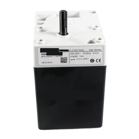 Heavy Duty Damper Actuator Compatible With Sqn30 Series Auto Hvac Replacement Valve showing details of the motor and casing.
