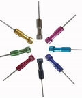 8 Piece Abutment Technician Tools Screwdrivers Kit With Gray Stand Box Pro Grade Portable Set color-coded in a circular layout