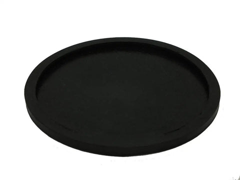 Three Rubber Drum Seals For Three Pound Rock Tumbler Barrels Pack Of Three Fits Four And One Sixteenth Inch Diameter With Three Sixteenth Inch Rim Height Does Not Include Metal Support Disk Or Bolt close-up image