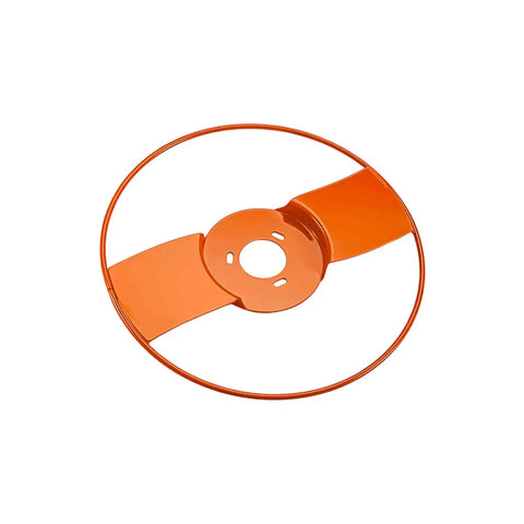 Heavy Duty Mower Deck Guard Shield For Debris Protection And Longevity, orange thickened steel brush cutter protector