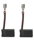2 Pack 381028-02 Miter Saw Replacement Brushes For DW718 DW717 DWS780 Models, OEM Genuine Part, carbon brushes front view
