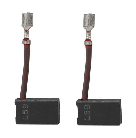 2 Pack 381028-02 Miter Saw Replacement Brushes For DW718 DW717 DWS780 Models, OEM Genuine Part, carbon brushes front view