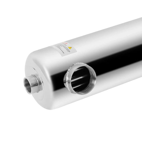 Beefy 1-Inch To 2-Inch Stainless Steel Shell And Tube Pool Heat Exchanger, side view, durable and corrosion resistant, 120KW capacity