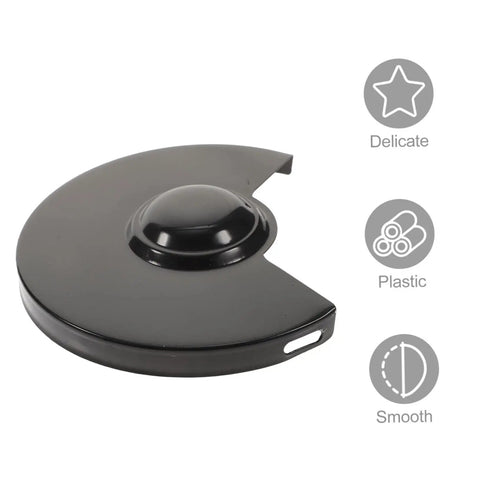 Grinding Machine Safety Cover And Bench Guard Replacement Shield Kit, black plastic disk with smooth surface for enhanced protection.