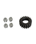 Push Bike Gear And 2 Pieces Woodruff Key Fits 66cc 80cc 2 Stroke Engine Motorized Bicycle Upgrade Kit parts displayed