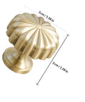 Solid Brass Drawer Knob And Cabinet Pull Handle 30mm Gold Finish For Kitchen Cabinets Dressers And Home Furniture Hardware